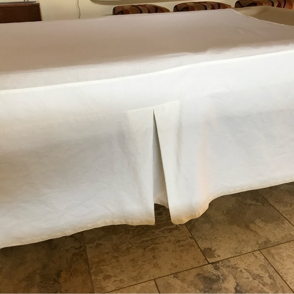 Queen Cream Bed Skirt Pottery Barn